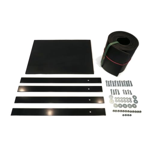 The ROP Shop Universal Snowplow Deflector Kit with Hardware for Boss V-Plows 7'6" - 9'2"