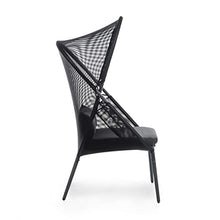 Greemotion USA Alverta 2-Piece Outdoor Foldable Accent Chair Black