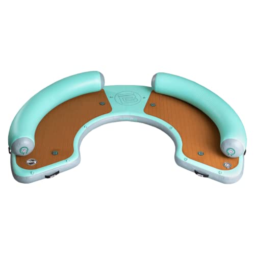 BOTE Inflatable Dock Hangout Suite 240° Floating Party Raft Classic Seafoam