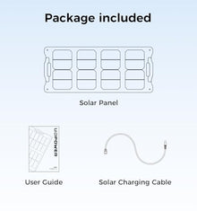 UDPOWER 210W Portable Solar Panel with Adjustable Kickstand,IP65 Waterproof,High Efficiency Conversion,Foldable Solar Panel for Outdoor Camping,RVs and Home Backup