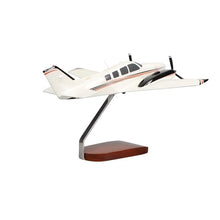High Flying Models Beechcraft Baron G58 Large Mahogany Sculpture Multicolor