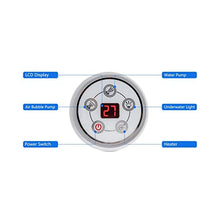 Sauna Steam Generator 1set Digital Control Panel with LCD Screen Spa Combo Water Air Massage Bathtub Whirlpool Controller Kits Sauna Accessories