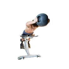 Ab Coaster Lumbar X 45-Degree Back Extension Bench Adjustable Black