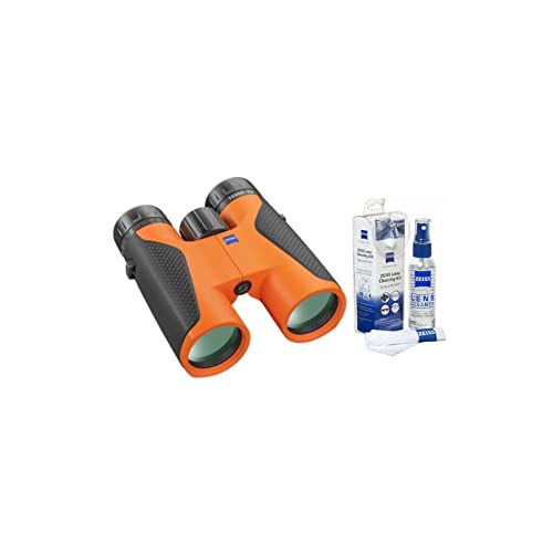 ZEISS Terra ED 8x42 Binoculars with Spray and Microfiber Lens Care Kit Orange