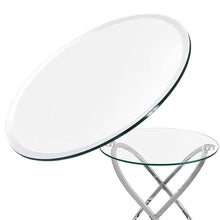 Pealihuy Transparent Tempered Glass Round Table Top Round Glass Table Tops Coffee Table - 20in 30in 40in for Indoor Outdoors Table Top, 9mm Thick Solid Glass(100cm(40 in))