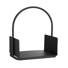 DJVHSRI Log Basket for Fireplace Indoor Outdoor Firewood Rack Stand with Handle Heavy Duty Steel Frame Wood Holder 18Inch Tall Easy Assembly,