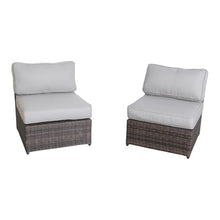 callmego Wicker Outdoor Seating Group with Cushions for Patio and Deck Use