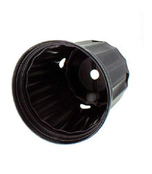 Thaisan7 3 Gallon Nursery Black Plastic Pots for Herbs & Flowers, 10" Dia. x 9.25" Tall (Pack of 50)
