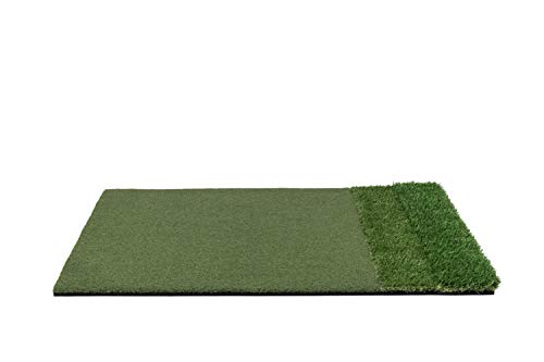 Motivo Golf StrokeSaver Tri-Turf Tour Golf Mat Green