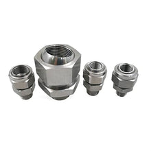 wrtgerht Mini Power Small Pump 1/8" 1/4" 3/8" 1/2" 3/4" Stainless Steel SS304, Model 155 Adjustable Swivel Ball Joint, Industrial Nozzle Accessories Part