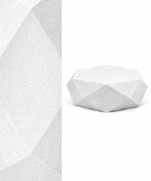 eldimer no.103 GFRC Concrete Coffee Table 35.4” - Handcrafted Round Modern Architectural Table, Weather Resistant, Indoor & Outdoor, 125 lbs Solid Cement Construction for Patio or Living Room