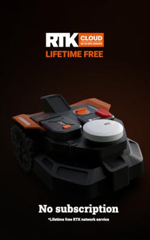 WORX Robot Lawn Mower for 1/4 Acre, Wire-Free with Brushes