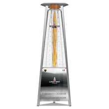 Lava CAPRI A-LINE 42000 BTU Portable Pyramid Patio Heater - 4.75" Glass Tube - 304 Stainless Steel - Triple Protection System (Propane, Stainless Steel)