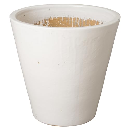 Emissary - Tappered Planter Largest, White 26x26 H