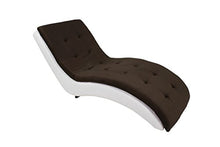 Maxima House Sven Chaise Lounge White/Brown