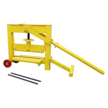 HayWHNKN Pavers Splitter Brick Block Cutter with Wheels Paving Tool Max 11.8inch Cutting Width for Kerbstone Footpath/Air/Fired Bricks