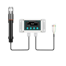 SKESTORE PH Sensor Industrial Water Quality Turbidity Tester, ORP Electrode EC Transmitter PH Meter(PH 4-20MA)