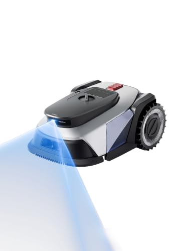 Litheli Robot Lawnmower FYELD 500, Robotic Lawnmower Without Boundary, 2-in-1 Mowing and Edge Trimming, 300+ AI Obstacle Avoidance