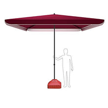 MidiLi Garden Parasol With Base, Outdoor Beach Umbrella, Store Door Parasol Height Adjustable, Rust-proof Parasol For Consumer And Commercial Use