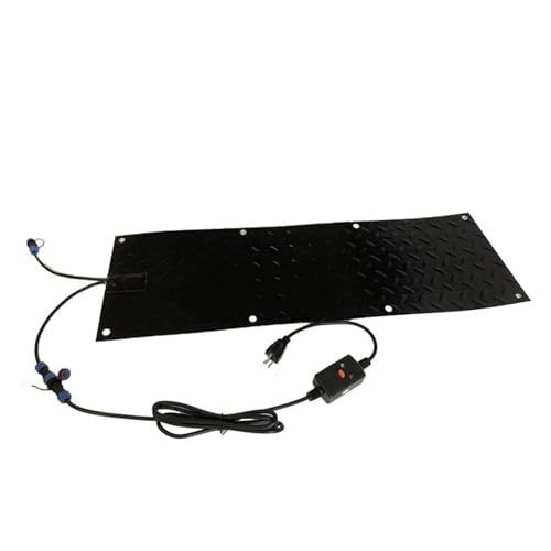 Anbomom Snow Melting Walkway Mat, 12/15.7/20/23.6in Width No-Slip Rubber Outdoor Heated Walkway Mat, Outdoor Stairs- Non-Slip Winter Removal and Ice Melt Products -Heating Entrance(60x360cm/(23.6x142i