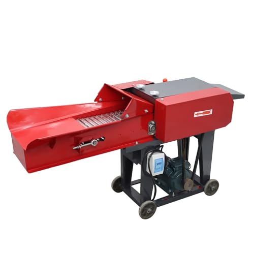 THUXEON 220V 6-Blade Grass Cutting & Silk Kneading Machine with Conveyor