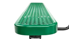 Barco Products SuperSaver Commercial Rectangular Picnic Table, 8 ft Seats 8, Green Thermoplastic-Coated Expanded Metal, 1-5/8 in. Umbrella Hole, Portable or Surface Mount, 10-Year Guarantee
