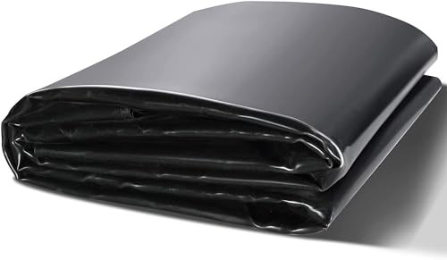 VEVOR 20 x 25 ft Pond Liner, 45 Mil Thickness, Durable EPDM Material, Black