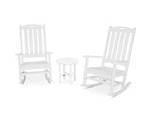 POLYWOOD® Nautical Rocking Chair Set, White