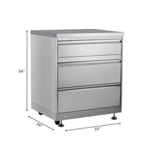 KoolMore Outdoor Kitchen Series Modular Kitchen with a Wood fire Pizza Oven, 3 Drawer Cabinet, Sink, 30 in. BBQ Grill and Cabinet in Stainless-Steel (KM-OKSKIT-CONFIG102)