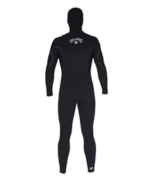 Billabong Mens 4/3mm Furnace Comp Hooded Wetsuit Black 23 Medium
