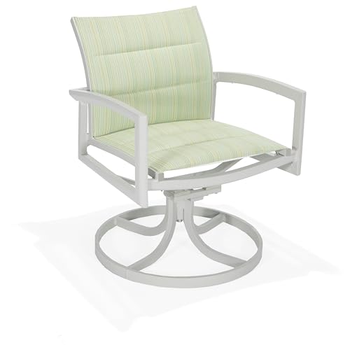 Winston Whitlock Padded Sling Swivel Rocker Dining Chair