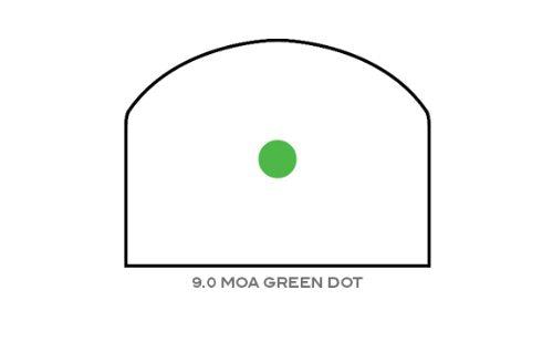 Trijicon RM05G RMR 9 MOA Dual-Illuminated Green Dot Sight Black with Green Dot