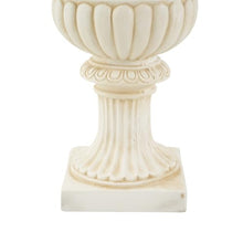 Merax 2 Set 15.94" H Classical Scroll & Fluted Pedestal Urn Planter