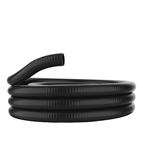 Alpine Corporation 100' PVC Ultra-Flex Hose 3" Inside Diameter Black