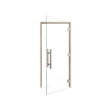 PROSAUNAS Clear & Tinted Glass Sauna Door, Prehung Tinted Glass Sauna Door (Right Hanging, ADA Clear - Aspen Frame 36X81)