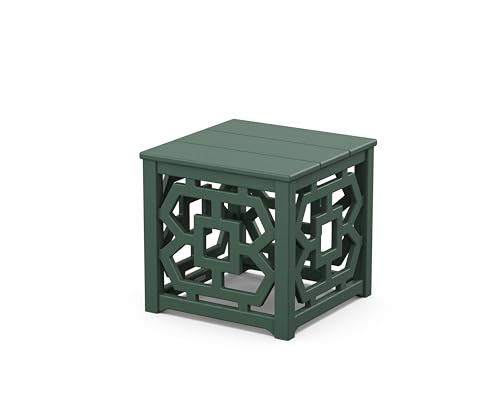 Martha Stewart by POLYWOOD® Chinoiserie Accent Table in Green
