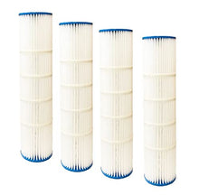 DPM Quad DE Cartridge Set Replacement for Pentair Quad DE 60 Pool Filter Pleated Element 4 Pack Made in USA | Replaces C-6960 PC-1961 FC-6480 178654 (60 Sq Ft (20 3/4" Height) Quad DE60) White