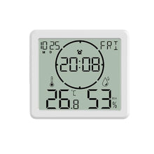 HBJWOV Temperature and Humidity Meter Clock Household Thermometer High-Precision Multi-Function Electronic Hygrometer