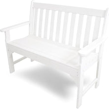 POLYWOOD GNB48WH Vineyard 48" Bench, White