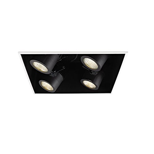 WAC Lighting MT4LD221NE-F30-BK Contemporary Precision Multiples 4-Inch LED 2X2 Housing
