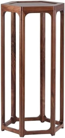 LILIUPEILONG Vase Pedestal Stand Houseplant Flower Pot Holder, Walnut Garden Plant Riser For Home Office Decoration
