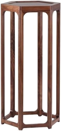 LILIUPEILONG Vase Pedestal Stand Houseplant Flower Pot Holder, Walnut Garden Plant Riser For Home Office Decoration