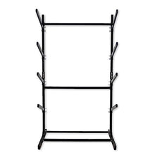 Teal Triangle Freestanding Standup Paddle Board and Surfboard Rack Black