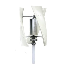 10000W Vertical Wind Power Turbine Generator Kit with Charge Controller for Home Factory Use, 12V 24V 48V 220V (White),24v