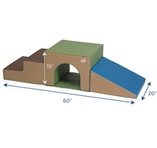 Children's Factory 3 Piece Over and Under Tunnel Climber Woodland