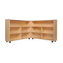 Contender Extra Large Folding Mobile Storage Organizer Natural