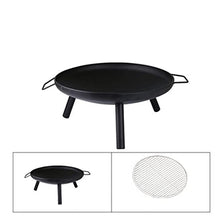 Fire Pit Table Top with 2 in 1 Round Shape Heating Portable Fire Pit Outdoor Folding Firepit Fireplace Heat Bowl Fire Pit Patio Garden Heater Outdoor BBQ Camping