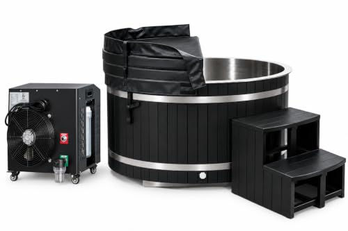 Cold Plunge Tub, Chill and Heat 1HP Chiller, Canadian Red Cedar(37-107℉)