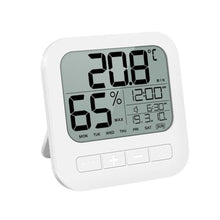 Household Electronic Thermometer Indoor Room Temperature and Humidity Meter Bracket Wall Mounted (OneColor 10 * 10cm)