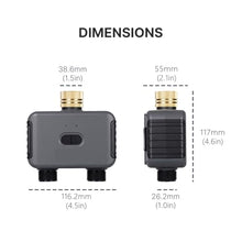 Value Garden Sprinkler Water Timer by 2 Way Rain Delay Filter Programmable Au-tomatic Irrigation Controller(3 PC EU(2-Way))
